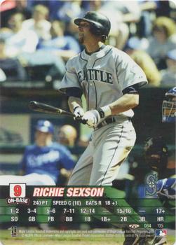 2005 MLB Showdown Trading Deadline #084 Richie Sexson Front
