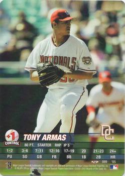 2005 MLB Showdown Trading Deadline #089 Tony Armas Jr. Front