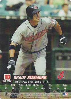 2005 MLB Showdown Trading Deadline #103 Grady Sizemore Front