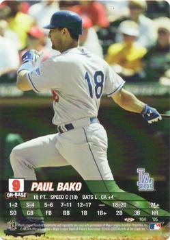 2005 MLB Showdown Trading Deadline #104 Paul Bako Front