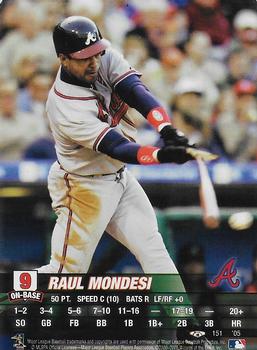2005 MLB Showdown Trading Deadline #151 Raul Mondesi Front