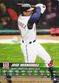 2005 MLB Showdown Trading Deadline #154 Jose Hernandez Front