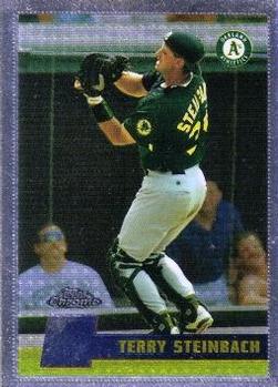 1996 Topps Chrome #107 Terry Steinbach Front