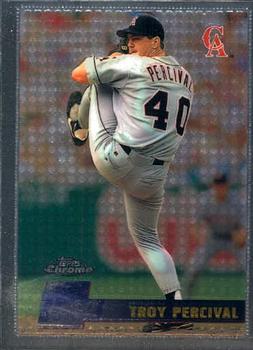 1996 Topps Chrome #16 Troy Percival Front