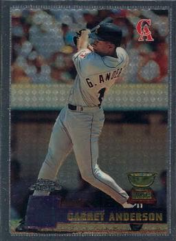 1996 Topps Chrome #36 Garret Anderson Front