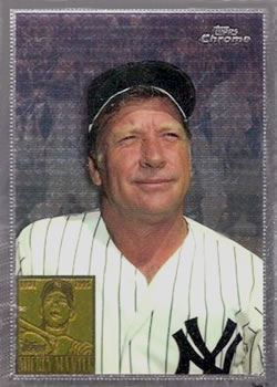 1996 Topps Chrome #7 Mickey Mantle Front