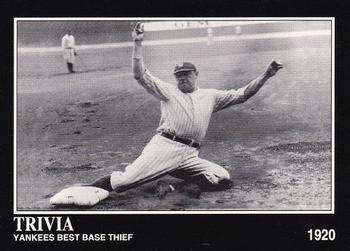 1992 Megacards Babe Ruth #99 Yankees Best Base Thief  Front