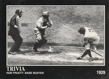 1992 Megacards Babe Ruth #100 Hub Pruett: Babe Buster  Front