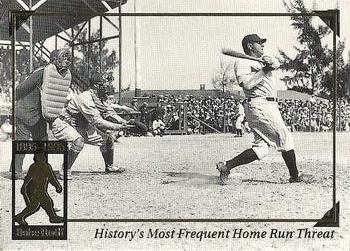 1995 Megacards Babe Ruth #4 History's Most Frequent Home Run Threat Front