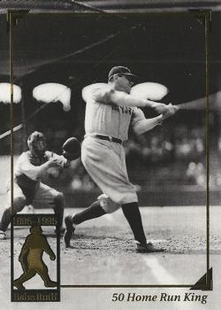 1995 Megacards Babe Ruth #7 50 Home Run King Front