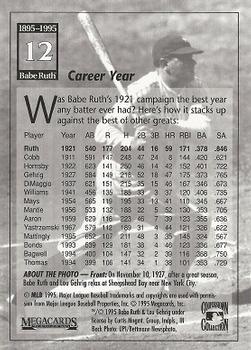 1995 Megacards Babe Ruth #12 Career Year