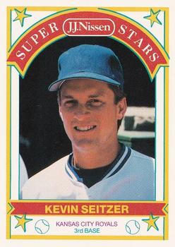 1989 J.J. Nissen Super Stars #9 Kevin Seitzer Front