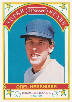 1989 J.J. Nissen Super Stars #18 Orel Hershiser Front