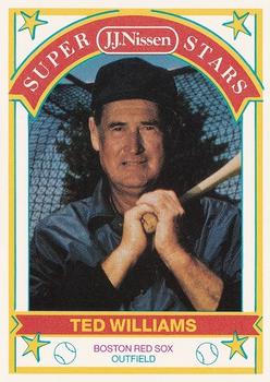 1989 J.J. Nissen Super Stars #20 Ted Williams Front