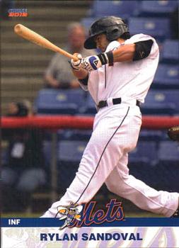 2012 Choice Binghamton Mets #16 Rylan Sandoval Front