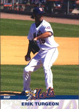 2012 Choice Binghamton Mets #17 Erik Turgeon Front