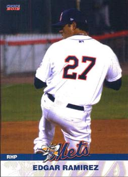 2012 Choice Binghamton Mets #19 Edgar Ramirez Front