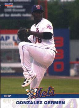 2012 Choice Binghamton Mets #20 Gonzalez Germen Front