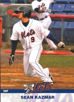 2012 Choice Binghamton Mets #7 Sean Kazmar Front