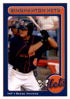 2011 Choice Binghamton Mets #14 Reese Havens Front