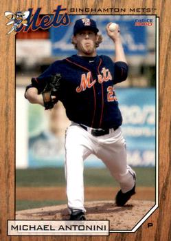 2010 Choice Binghamton Mets #1 Michael Antonini Front