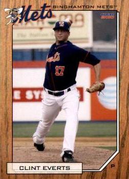 2010 Choice Binghamton Mets #7 Clint Everts Front