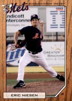 2010 Choice Binghamton Mets #18 Eric Niesen Front