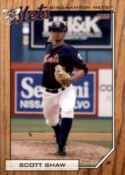 2010 Choice Binghamton Mets #23 Scott Shaw Front