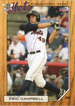 2010 Choice Binghamton Mets #31 Eric Campbell Front