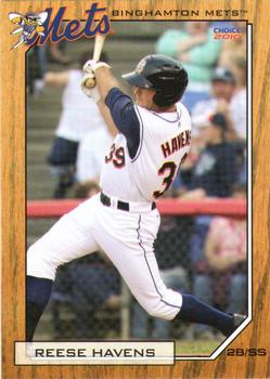 2010 Choice Binghamton Mets #32 Reese Havens Front