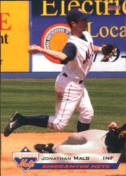 2009 Choice Binghamton Mets #14 Jonathan Malo Front