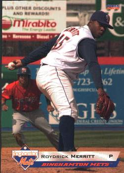 2009 Choice Binghamton Mets #15 Roy Merritt Front