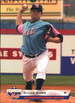 2009 Choice Binghamton Mets #17 Dylan Owen Front