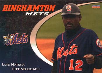 2008 Choice Binghamton Mets #28 Luis Natera Front