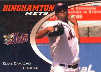 2008 Choice Binghamton Mets #6 Eddie Camacho Front