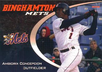 2008 Choice Binghamton Mets #8 Ambiorix Concepcion Front
