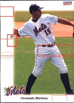 2007 Choice Binghamton Mets #11 Fernando Martinez Front