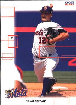 2007 Choice Binghamton Mets #13 Kevin Mulvey Front