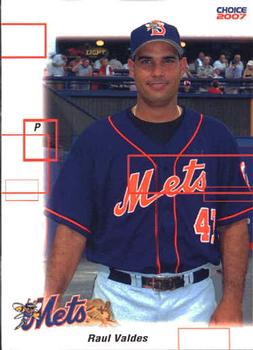 2007 Choice Binghamton Mets #24 Raul Valdes Front