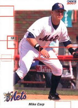 2007 Choice Binghamton Mets #3 Mike Carp Front