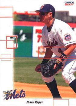 2007 Choice Binghamton Mets #10 Mark Kiger Front