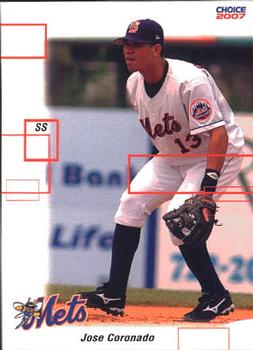 2007 Choice Binghamton Mets #6 Jose Coronado Front