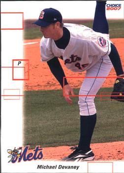 2007 Choice Binghamton Mets #8 Michael Devaney Front