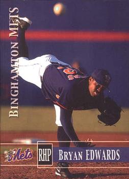 2005 Grandstand Binghamton Mets #NNO Bryan Edwards Front