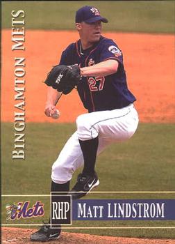 2005 Grandstand Binghamton Mets #NNO Matt Lindstrom Front