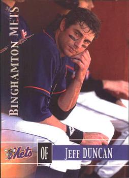 2005 Grandstand Binghamton Mets #NNO Jeff Duncan Front