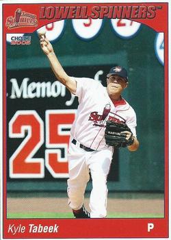2005 Choice Lowell Spinners #27 Kyle Tabeek Front