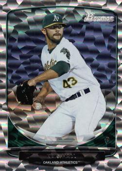 2013 Bowman - Prospects Silver Ice #BP40 Kris Hall Front