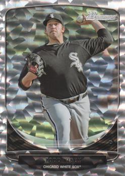 2013 Bowman - Prospects Silver Ice #BP55 Todd Kibby Front