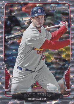 2013 Bowman - Silver Ice #6 David Freese Front